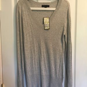 Long Light weight gray sweater
